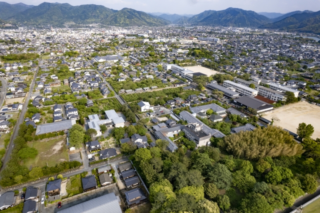 萩市の街並み